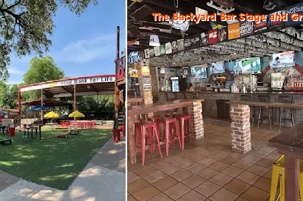 the backyard bar stage and grill