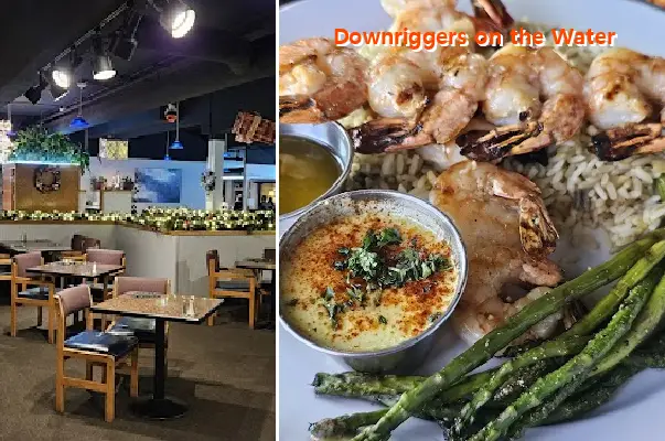 downriggers on the water