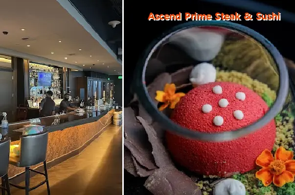 ascend prime steak  sushi