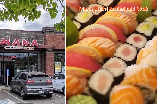 mana sushi  teriyaki wok