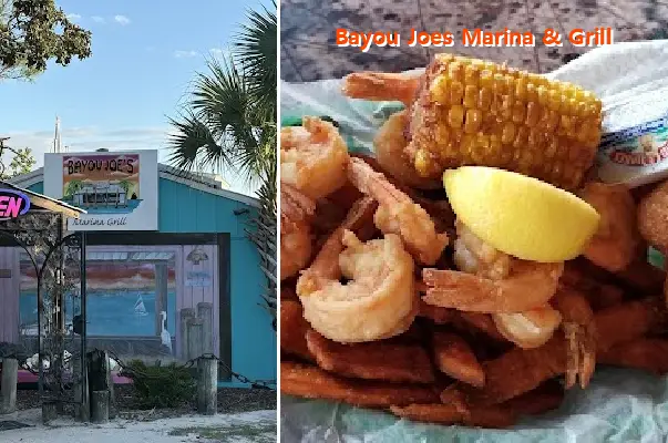 bayou joes marina  grill