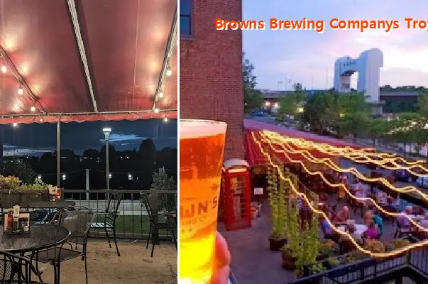 browns brewing companys troy taproom and brewery