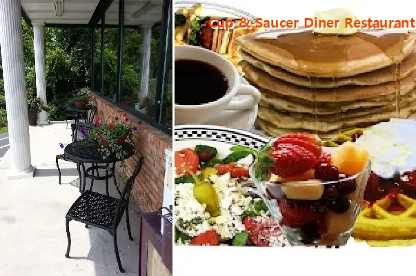 cup  saucer diner restaurant