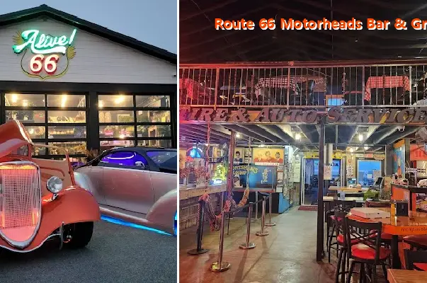 route 66 motorheads bar  grill museum and entertainment complex